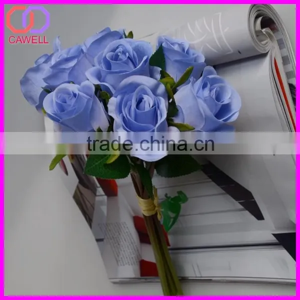 Wholesale White Artificial Silk Roses Flowers photo-2