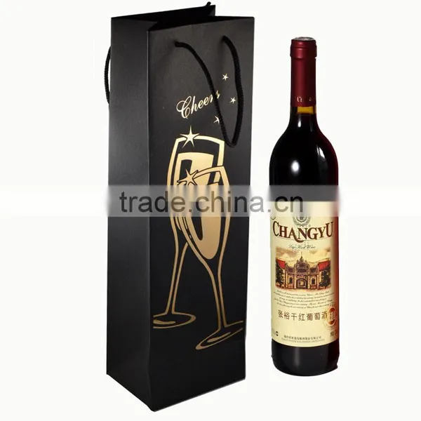 Luxury High Quality Wine Paper Bag