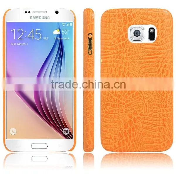 Leather Back Cover Case for Samsung Galaxy s7 S7edge Ultra Thin Crocodile Pattern PU Leather Hard Back Cover photo-5