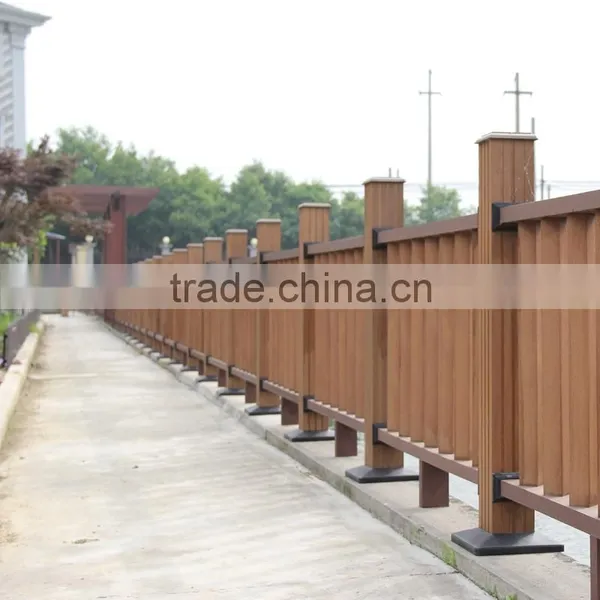 Wood Plastic Composite Outdoor Decking WPC Column Accessory for Garden Railing Pavilion photo-6