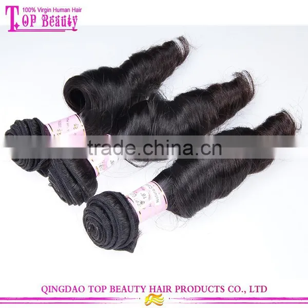 New Arrival Factory Quality Unprocessed Romance Curl Weave Bohemian Remy Human Hair Extension photo-4