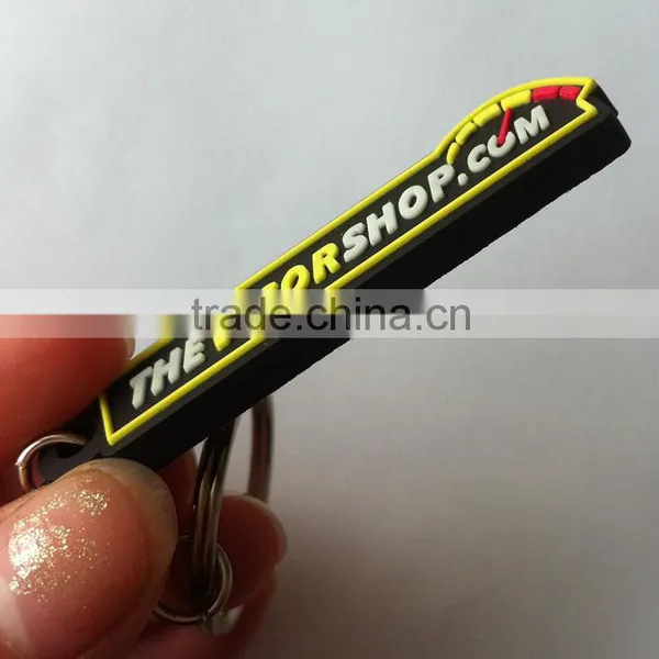 3d Pvc Rubber Word Keychain photo-3
