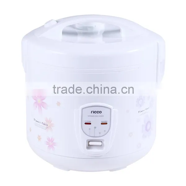 2.2lt Capacity Deluxe Rice Cooker With Elegant Flower Design Outer Body photo-2