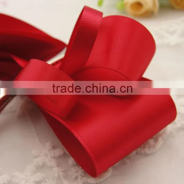 Wedding Dress Satin Ribbons Bow