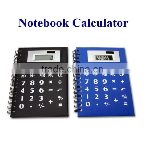 Blue New Designed Loose-leaf Notebook With 8 Digits Calculator photo-4