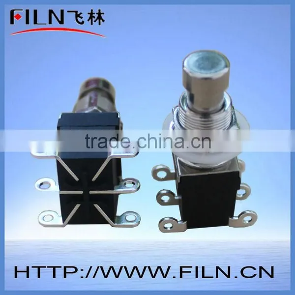 FILN 3PDT Push Button Guitar Pedal Push Button Switch