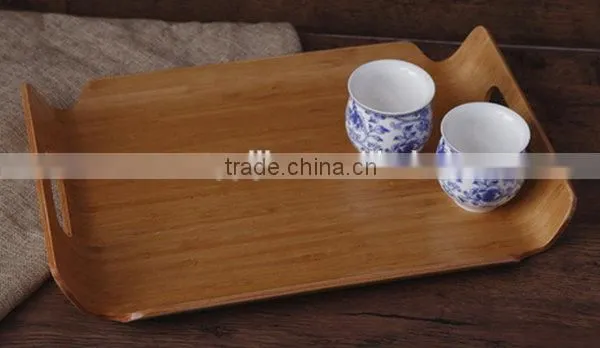 Painting Ashtree Serving Tray,restaurant Wood Serving Tray, Food Trays for Hotel photo-2