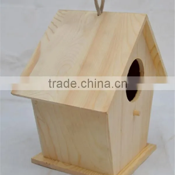 Small Wood Crafts Bird House,wooden Ornaments,wooden Bird Craft photo-4