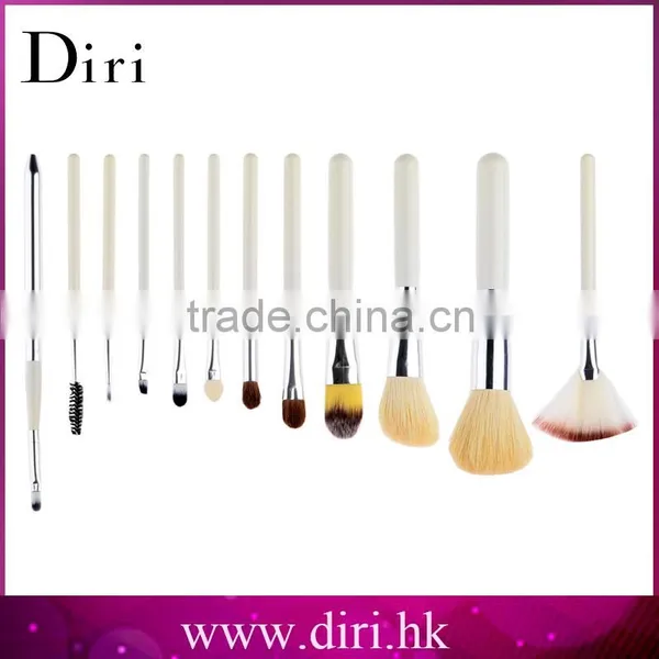Newest 12Pcs Professional Cosmetics Make Up Brushes Set With Rose PU Leather Case photo-5