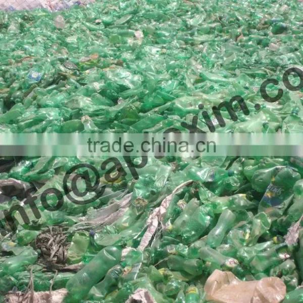PET Bottle Flakes White & Green photo-3