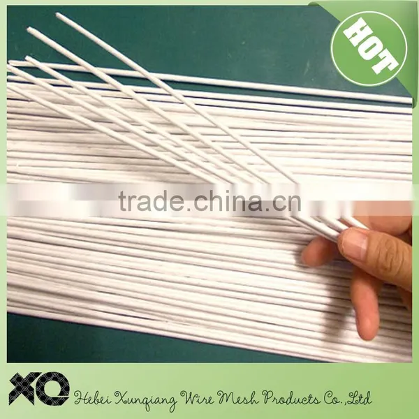 28 Gauge White Color Floral Stem Wire
