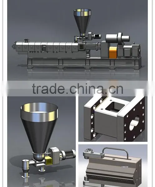 PET PPS Pellete Horizontal Water Ring Screw Extrusion Machine Line photo-3