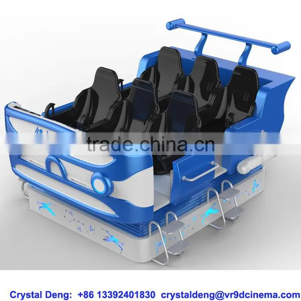 9D VR Amusement Park 6 Seats VR 9d Motion Ride What is 9d Cinema