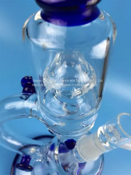 New Glass Water Pipes Glass Bongs With Rocket Perc and UFO Perc 18.8mm Joint In Bulk From Hookahs photo-4