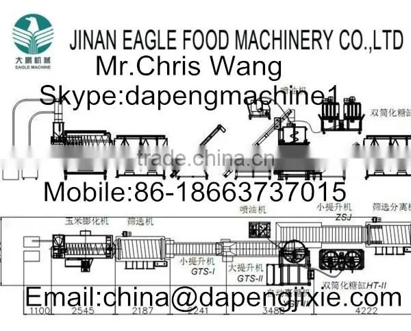 Continuous Automatic Popcorn Machine/Production Line photo-2