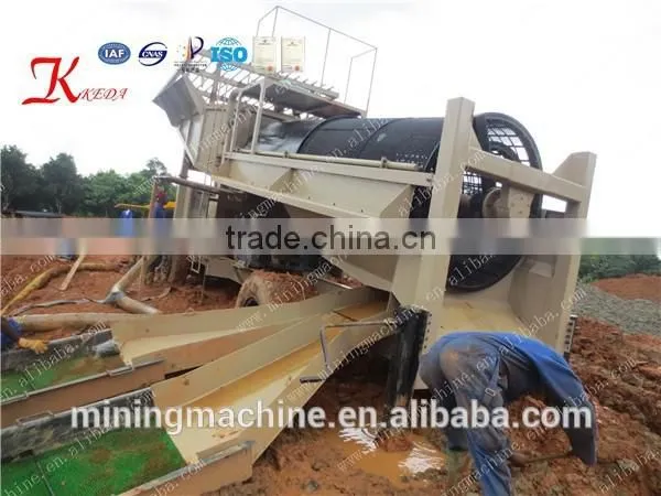 Alluvial Gold Wash Plant With Trommel,vibrating Sluice,shaking Table With Patent For Sale photo-3