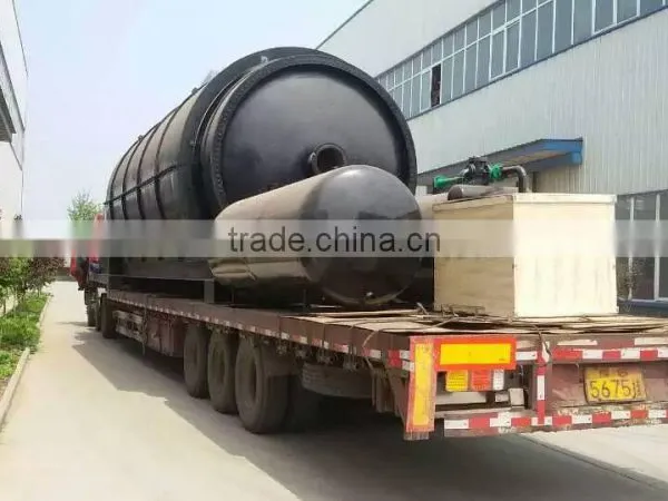 Used Tire Pyrolysis Equipment Waste Rubber Processing Oil Machinery photo-2