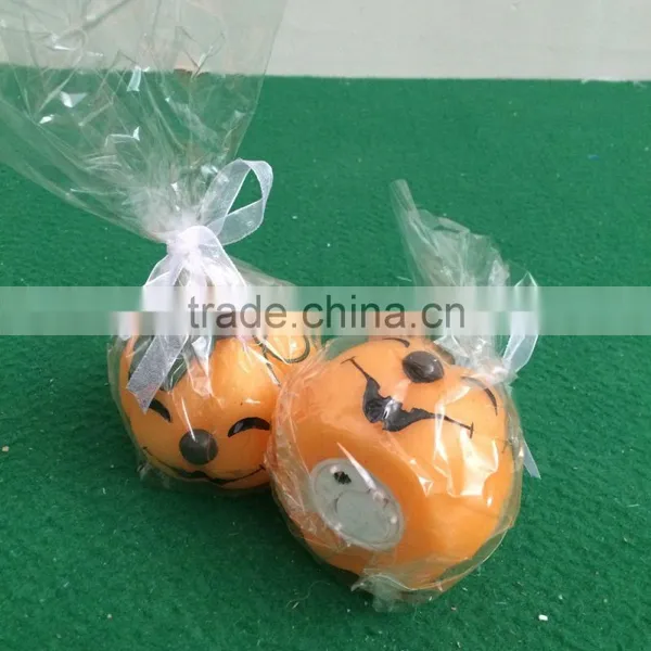 Led Pumpkin Wax Candle Halloween Day Led Candle Pumpkin Shaped Led Yellowe Flicking Candle for Halloween Decoration photo-2