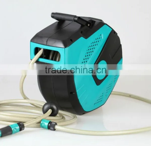 Outdoor Furniture 5/16 Inch PVC Automatic Retractable Garden Spray Hose Reel photo-2