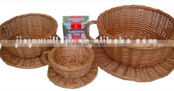 Wholesale Wicker Cup and Saucer, Wicker Picnic Basket, Wicker Hamper photo-2