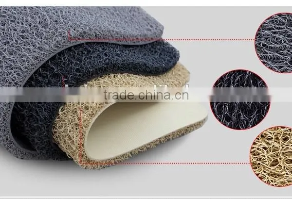 Safely and Good Quality Car Coil Mat Roll, PVC Vinyl Loop Anti Slip Car Mat,pvc Floor Covering Car Floor Mats photo-2