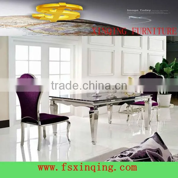 TH355 Modern Design Marble Top Dining Table and Chair photo-6