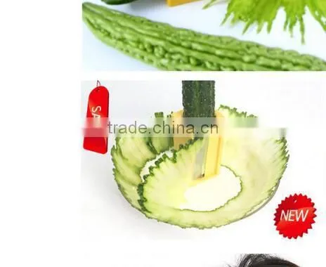 CY127 Creative Cucumber Mask Cutter Vegetable Fruit Slicer Cutter Grater photo-4