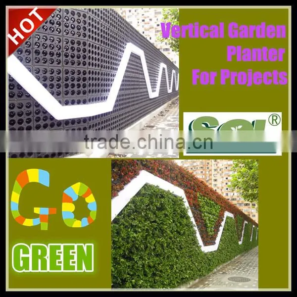 Garden and Landscape Projects Half Wall Flower Pot Hanging on the Wall photo-2
