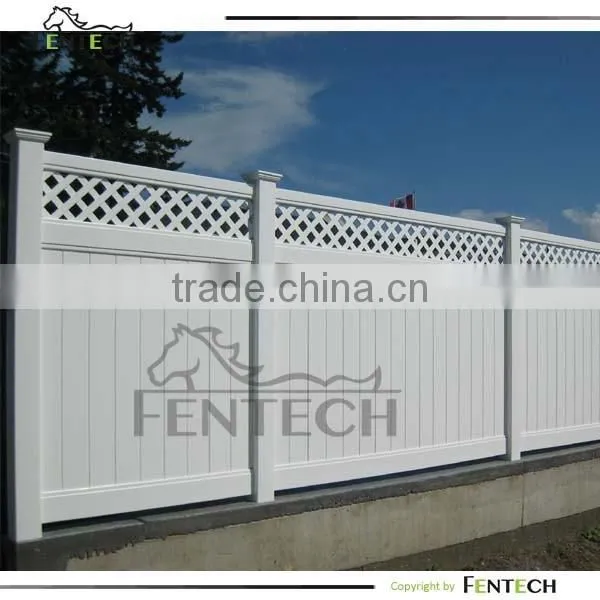Useful High Quality Cost Effective Fence Pvc/plasitc/vinyl Privacy Lattice photo-3