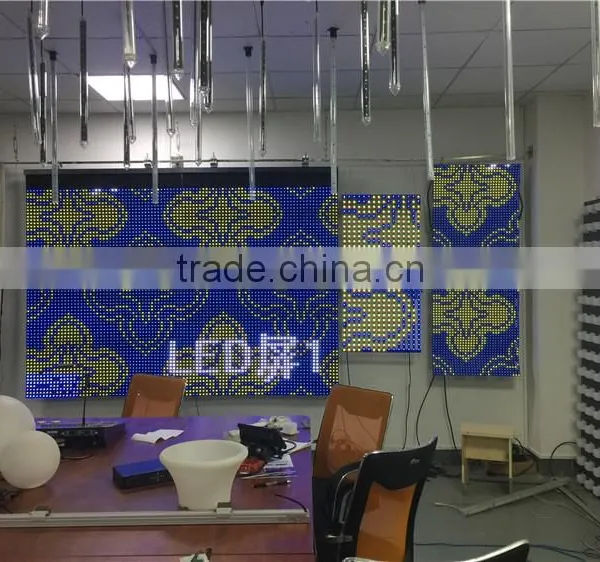 Hot Selling Flexible Led Vedio Curtain P25 for Wedding Stage Decoration photo-4