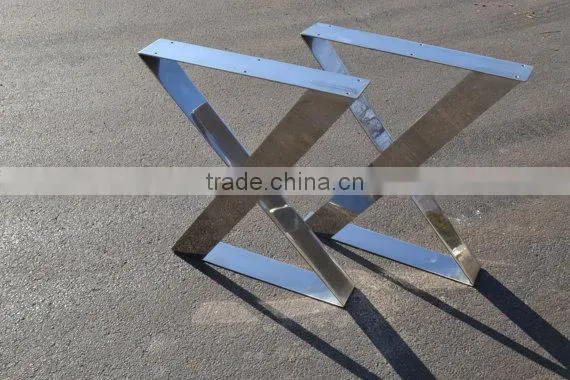 Top Sales Furniture Black Powder Coated ZX Flat Steel Metal Bench Leg photo-5