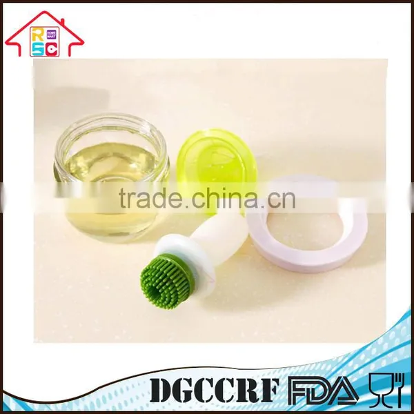 NBRSC High Temperature Resistant Silicone Honey Oil Dispenser Bottle Basting Brush Set for Cooking Baking Pancake Grill BBQ photo-5