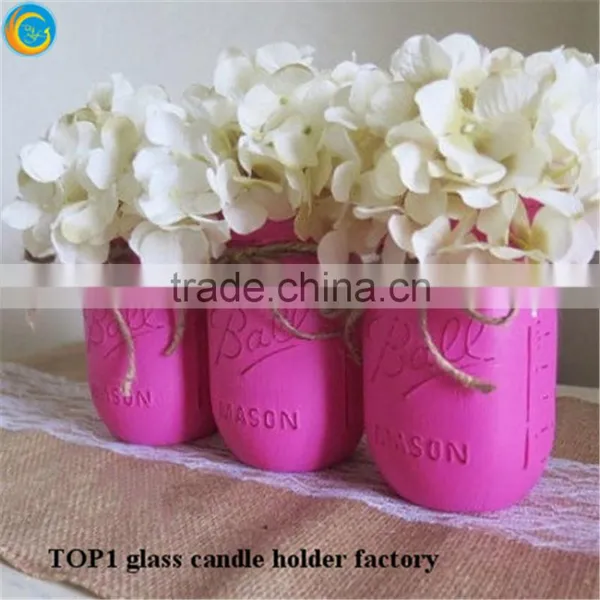 Colored Mason Jars/glass Vases Wholesale photo-2
