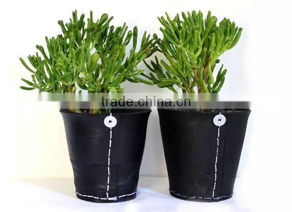 Eco Friendly Recycled Tire Rubber Planter Pot photo-5