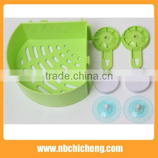 Colors Plastic Bath Corner Rack Wall Mounted Storage Corner Holder photo-3