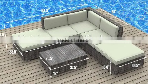 Rattan Sofa Outdoor Elements Patio Furniture (BF10-R18) photo-3