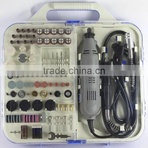 163pcs 135W Portable Hobby Mini Grinder Accessory Set With Flex Shaft Handheld Electric Rotary Drill Kit photo-4