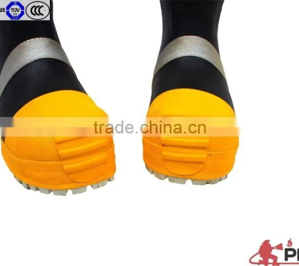 CE EN Certificated Fire Fighter Boots With Anti Alip Function photo-2