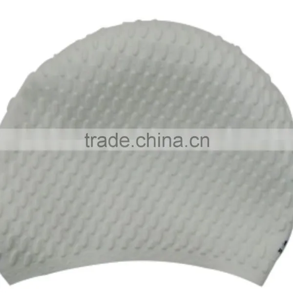 2015 New Stylish Silicone Swimming Caps for Long Hair(CAP-1201) photo-4