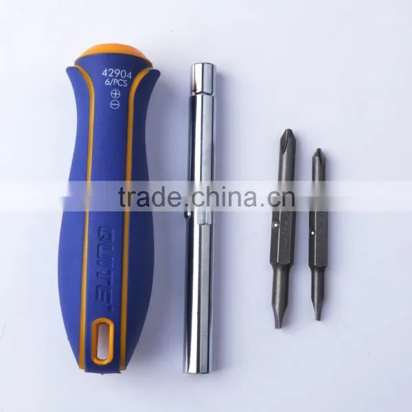 6 in 1 Screwdrvier Set ,Multifunctional Combination Screwdriver Set,DIN CR-V Screwdriver Set photo-2