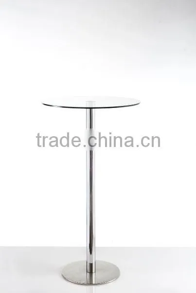 Cheap White Glass Top Bar Table for Dining photo-2