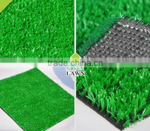 Cheap Green Short Artificial Grass for Flooring Decoration photo-3