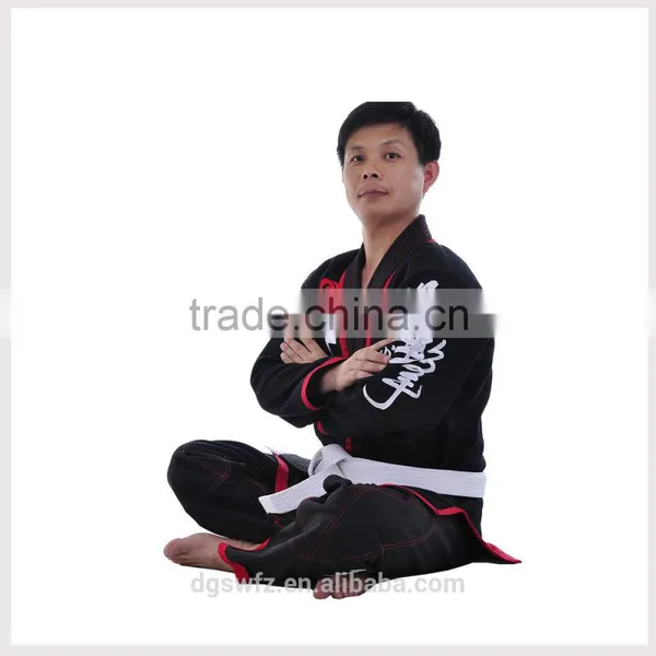 Wholesale Bjj gi Custom Made High Quality 100% Cotton Pearl Weave Fabric Patches photo-3