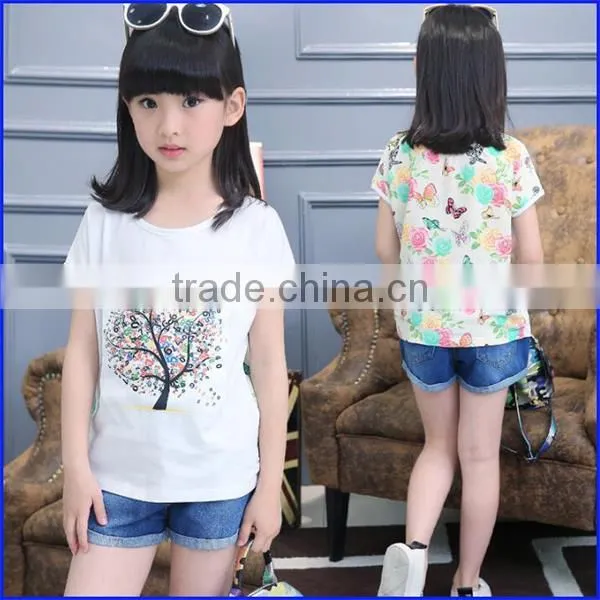 Kid T-shirt Wholesale Market Brand New Fashion Custom Print T-shirt
