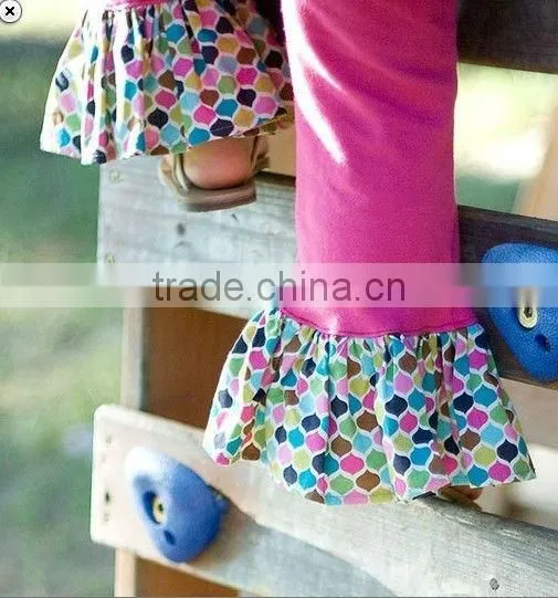 New Fashion Girls Jean Ruffle Pants,children's Demin Jeans Pants With Ruffle photo-5