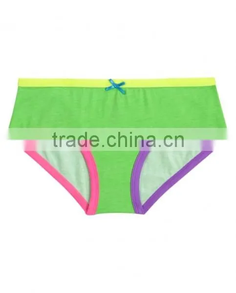 Colored Dots Printing Design Girls Underwear Shorts Briefs photo-5