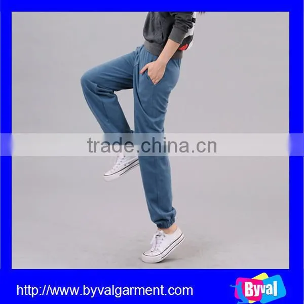 Womens Fashion Harem Sweat Pants Lady Plain Dance Harem Sweat Pants photo-2