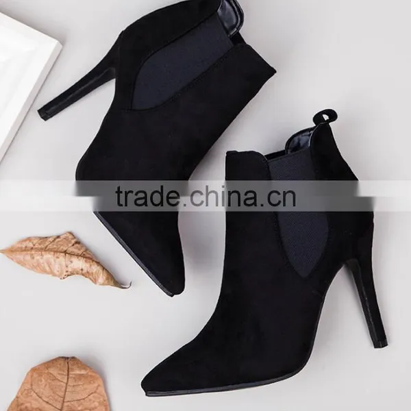 Zm50266b Autumn and Winter High Heel Women Short Boot Sexy Trendy Ladies Shoe photo-3