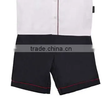 Customized Made Different Style Kindergarten Primary School Uniform Little Kids Boys Shirts and Shorts /boys School Uniform photo-4