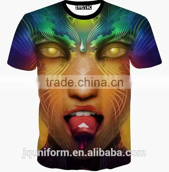 Wholesale Custom All Over Digital Dye Sublimation T-shirt Printing photo-2